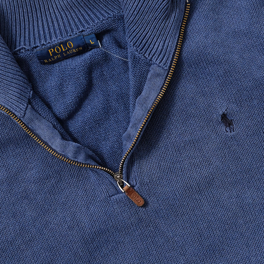Polo Ralph Lauren Q-Zip Sweater Large 