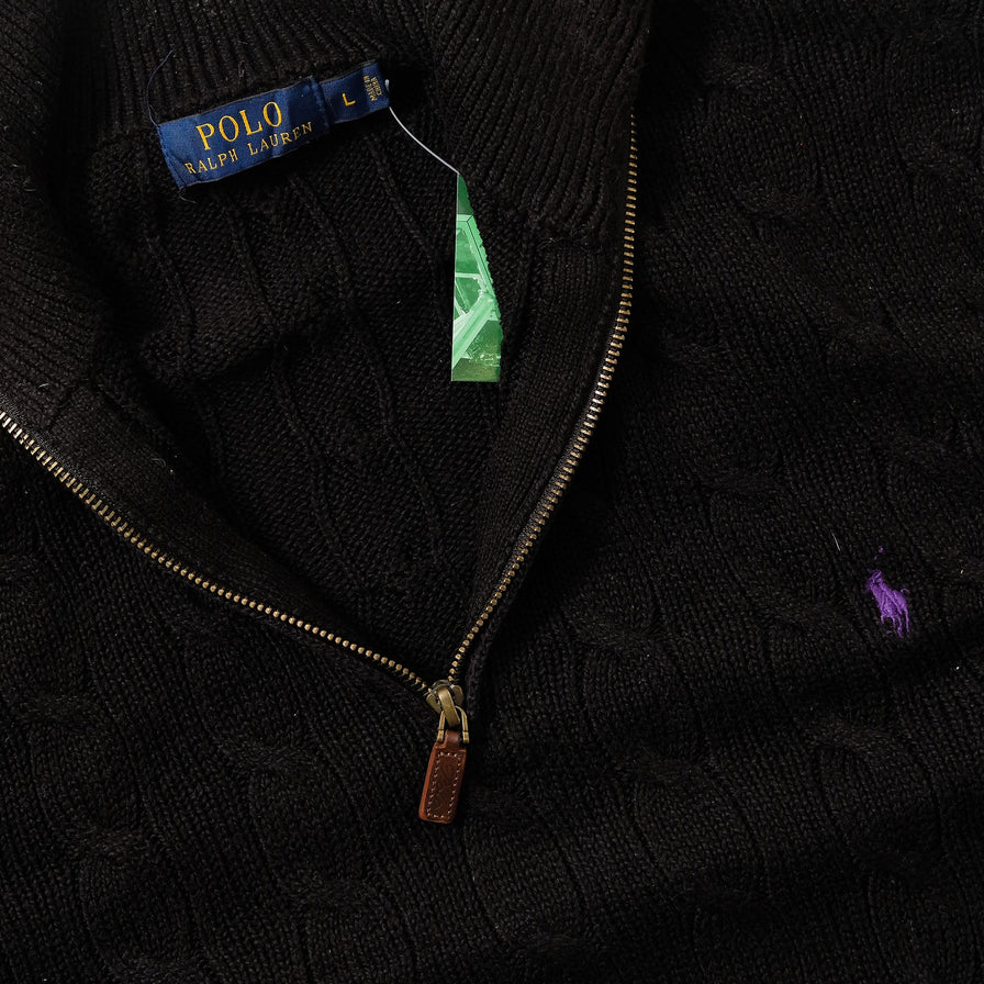 Polo Ralph Lauren Q-Zip Sweater Large 