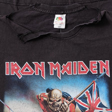 Ripped Iron Maiden T-Shirt Small 
