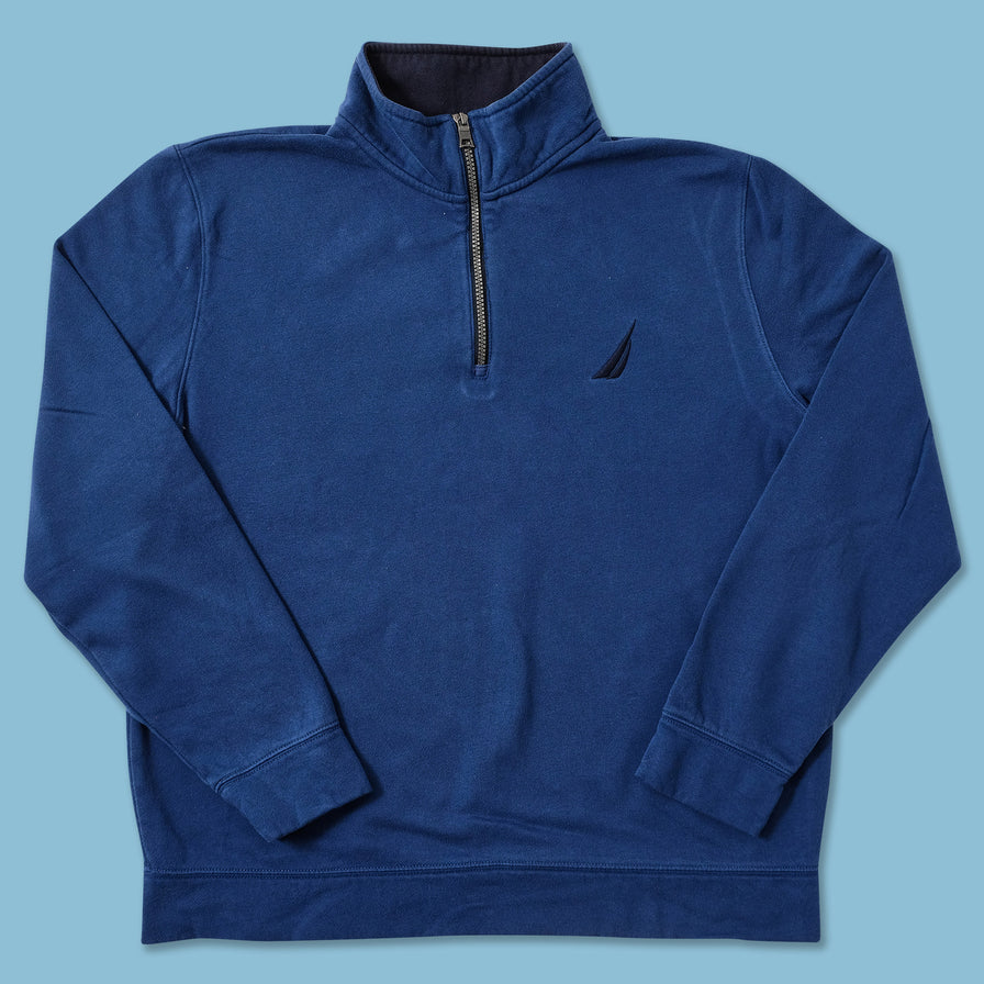 Vintage Nautica Q-Zip Sweater Large 
