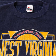 Vintage West Virginia Mountaineers Sweater Large 