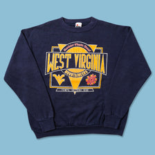 Vintage West Virginia Mountaineers Sweater Large 