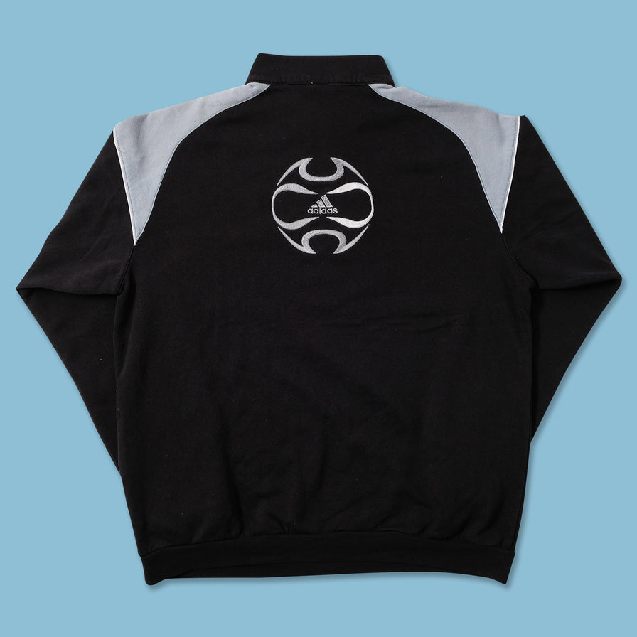 Vintage adidas Soccer Q-Zip Sweater Large 