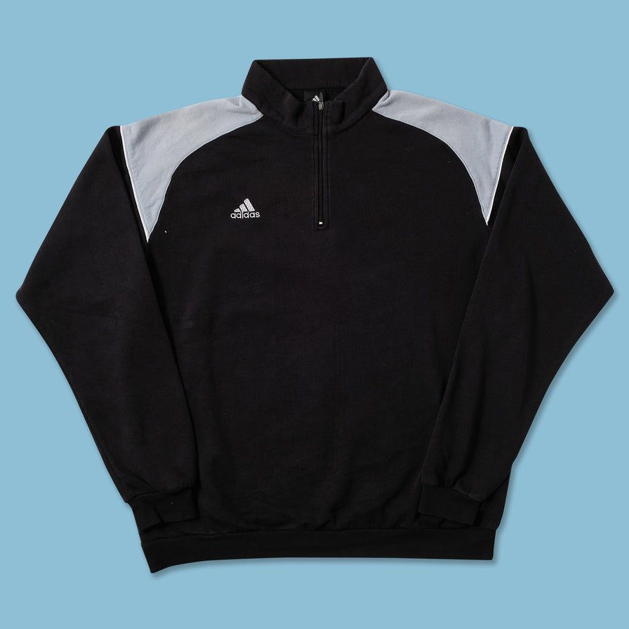 Vintage adidas Soccer Q-Zip Sweater Large 