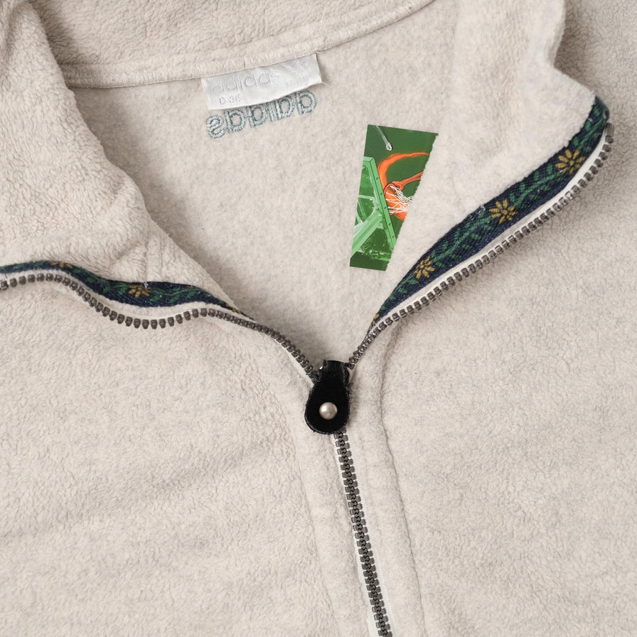 Vintage adidas Half Zip Fleece Large 