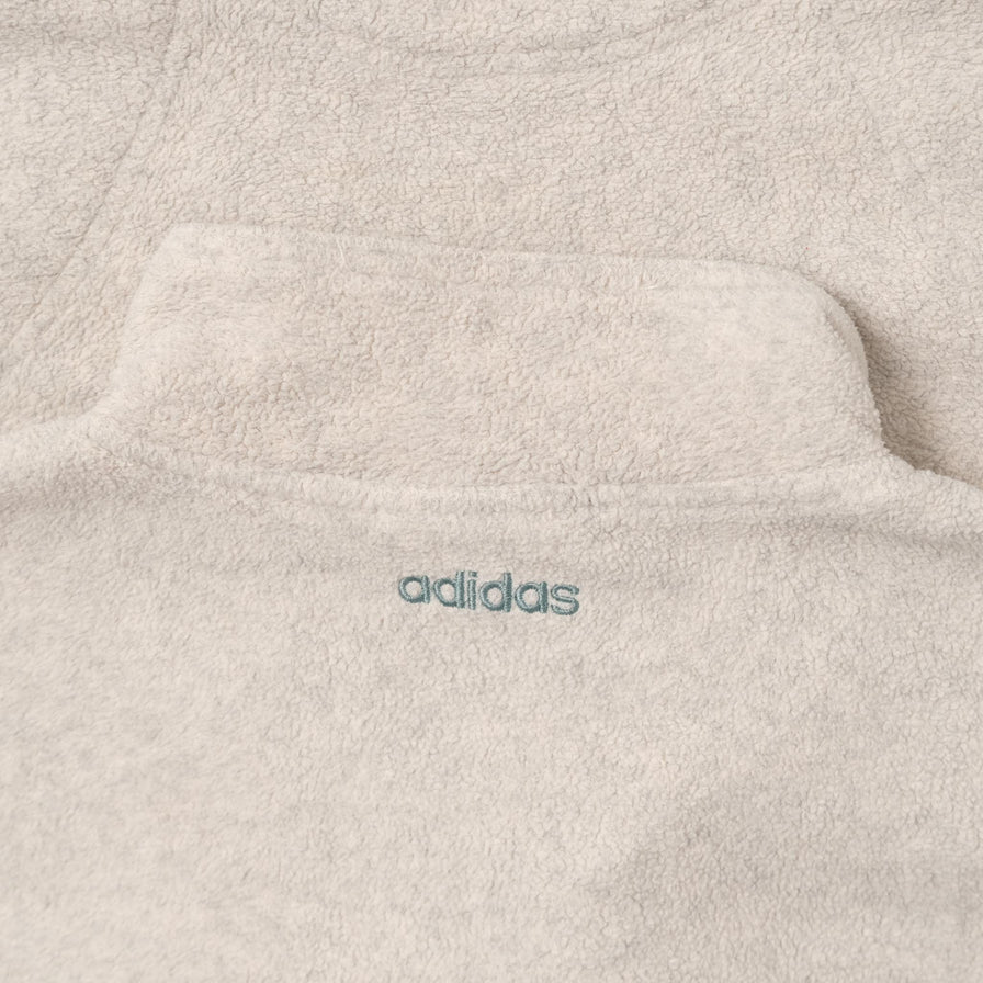 Vintage adidas Half Zip Fleece Large 