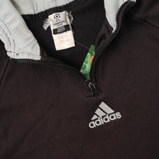 Vintage adidas CL Q-Zip Hoody Medium 