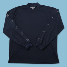 Vintage Reebok Mock Neck Longsleeve Large 
