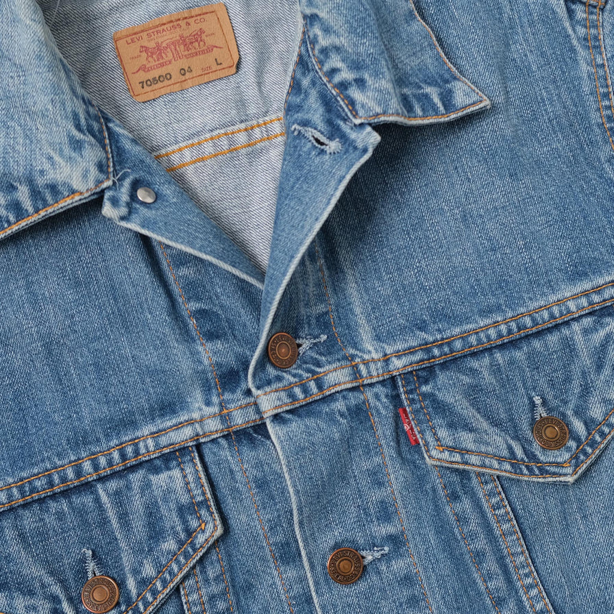 Vintage Levis Women's Denim Jacket Large 