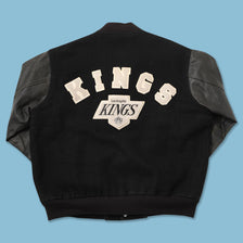 Vintage Chalk Line LA Kings Wool Leather Jacket Large 