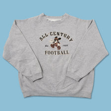 Vintage Mickey Mouse Football Sweater Large 
