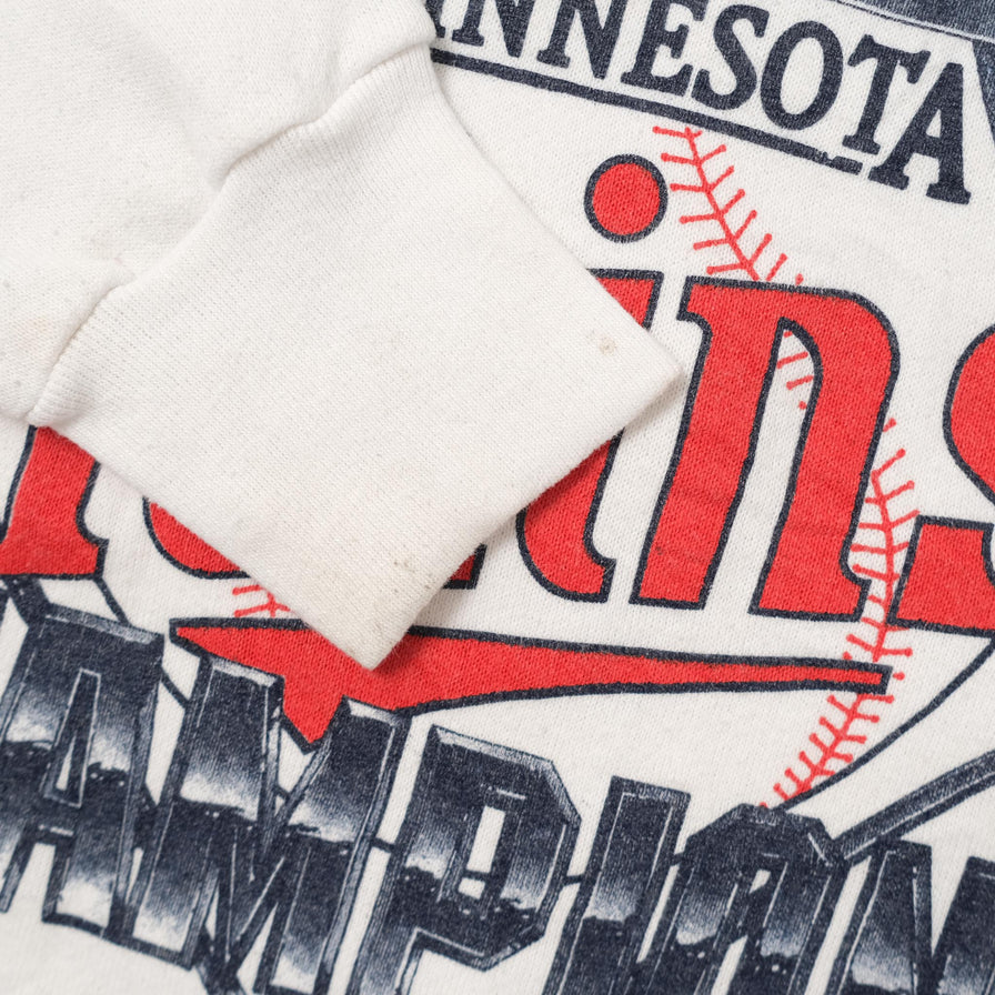 Vintage 1987 Minnesota Twins Women's Sweater Small 
