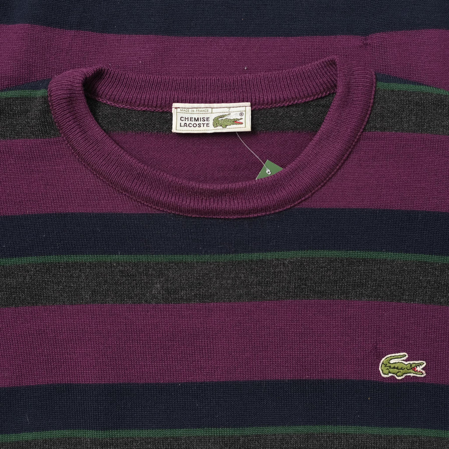 Vintage Lacoste Knit Sweater Large 