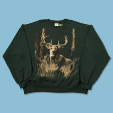 Vintage Deer Sweater Large 