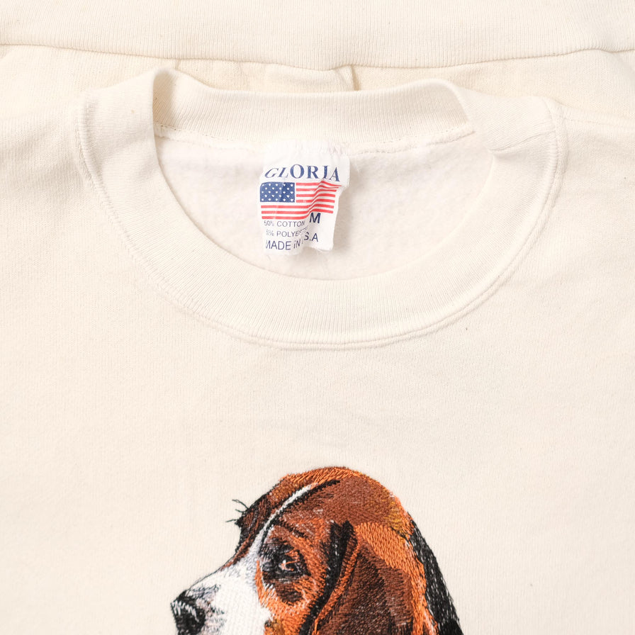 Vintage Dog Sweater Medium 