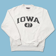 Vintage Champion Iowa Sweater Small 
