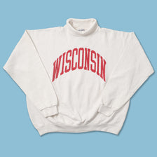 Vintage Wisconsin Turtleneck Sweater XLarge 
