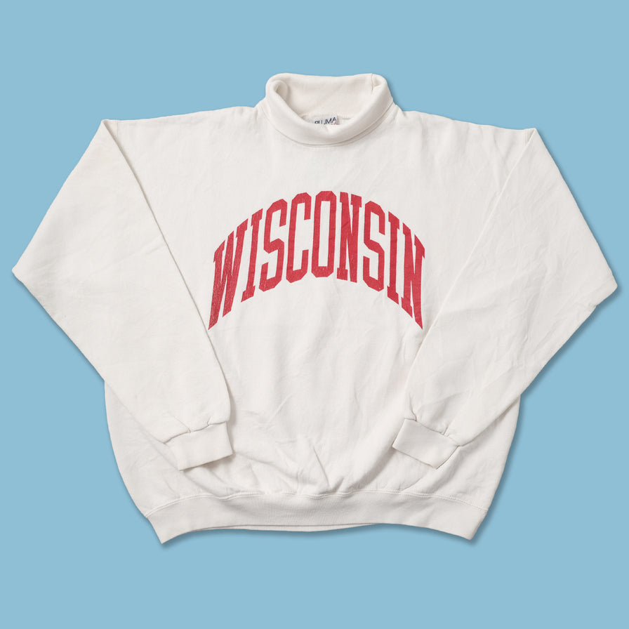 Vintage Wisconsin Turtleneck Sweater XLarge 