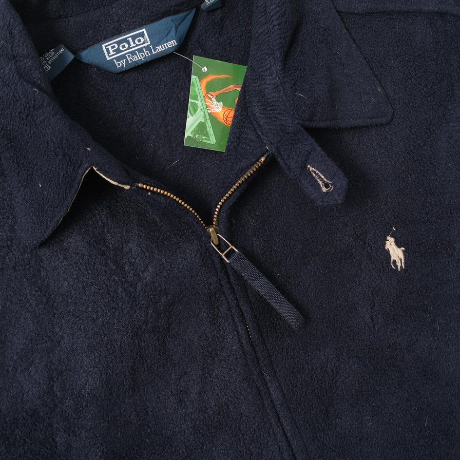 Vintage Polo Ralph Lauren Fleece Harrington Jacket XLarge 
