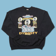 Vintage 2005 New England Patriots Sweater XLarge 