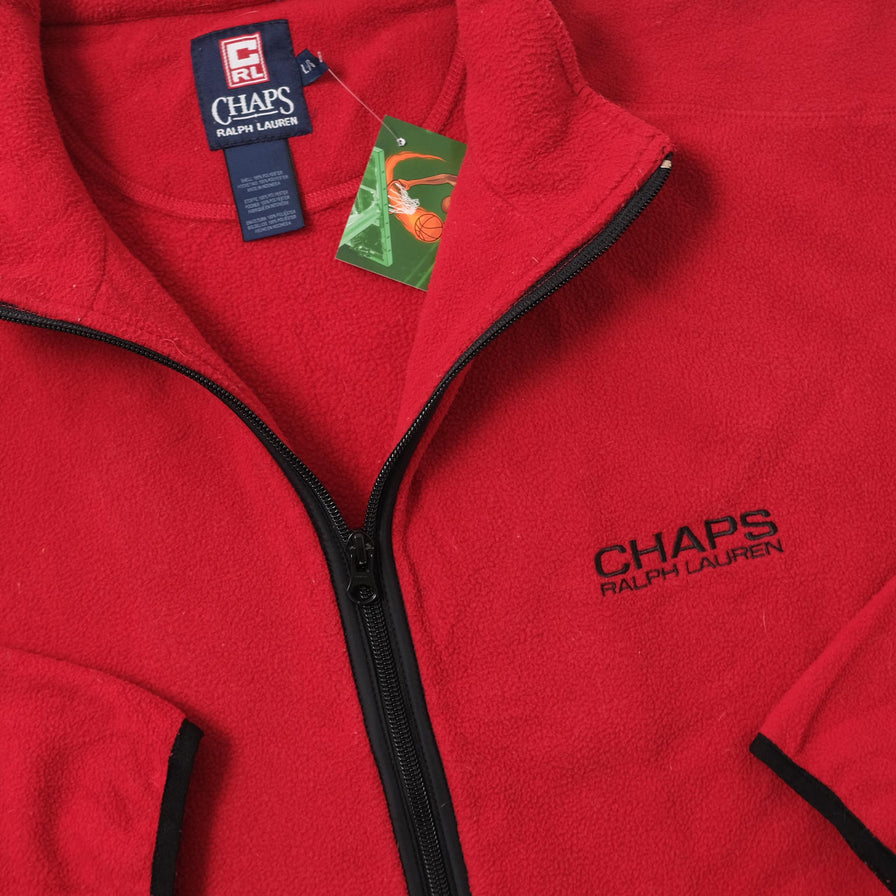 Vintage Chaps Fleece Jacket Large 