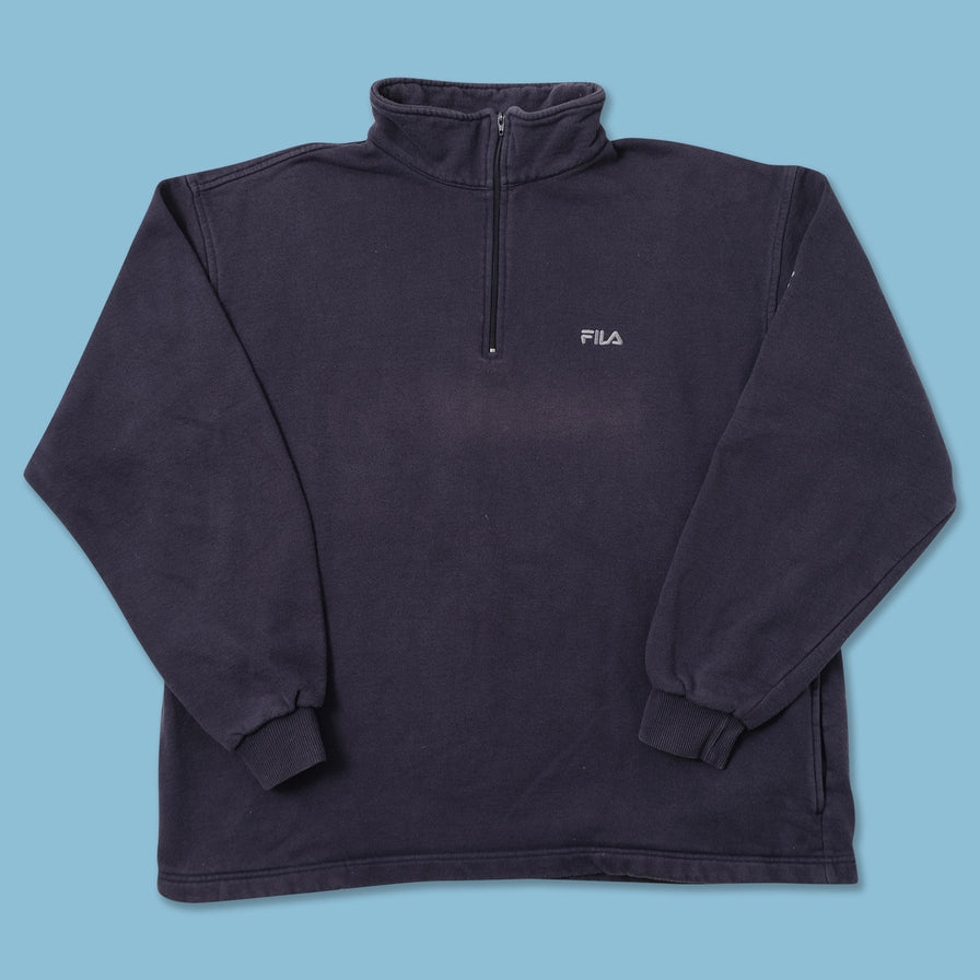 Vintage Fila Q-Zip Sweater XLarge 