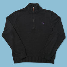 Vintage Polo Ralph Lauren Q-Zip Sweater Medium 
