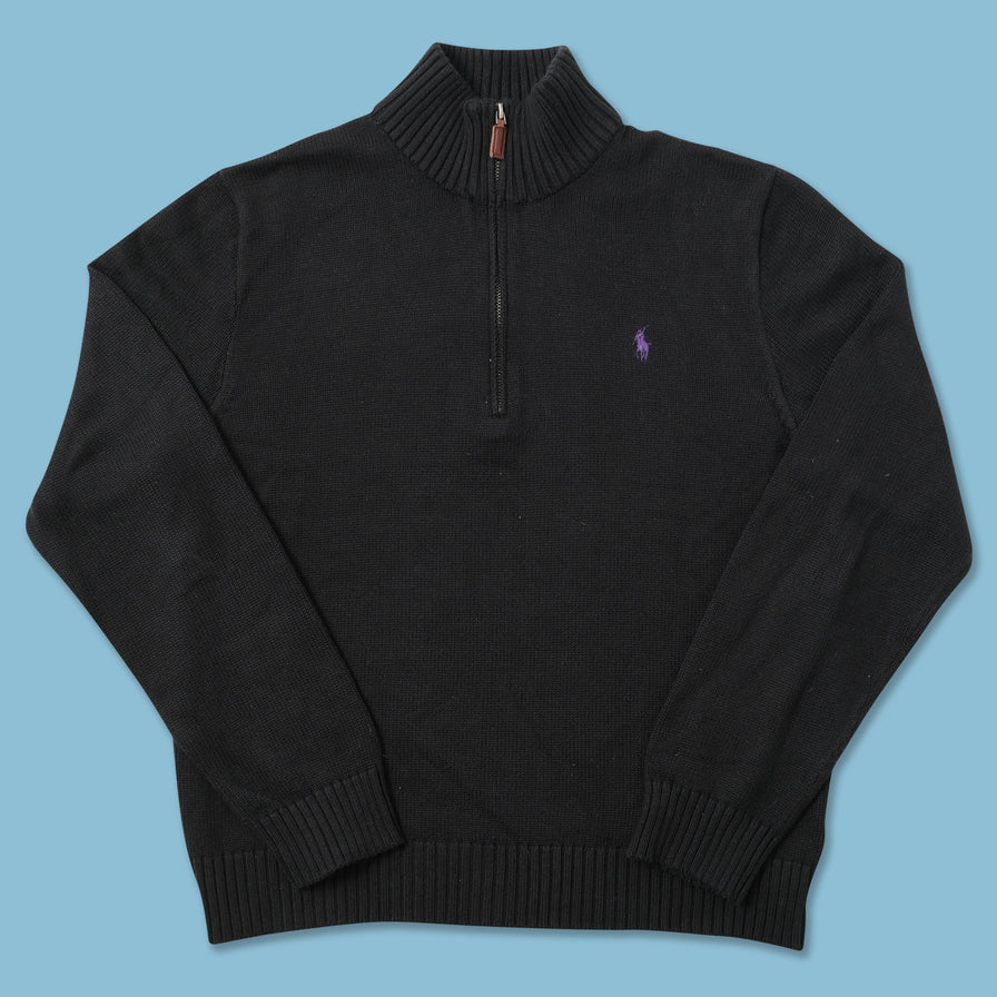 Vintage Polo Ralph Lauren Q-Zip Sweater Medium 