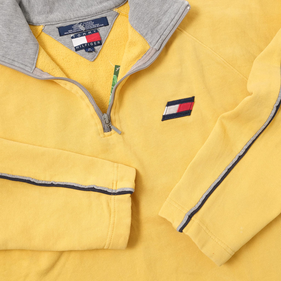 Vintage Tommy Hilfiger Q-Zip Sweater Medium 
