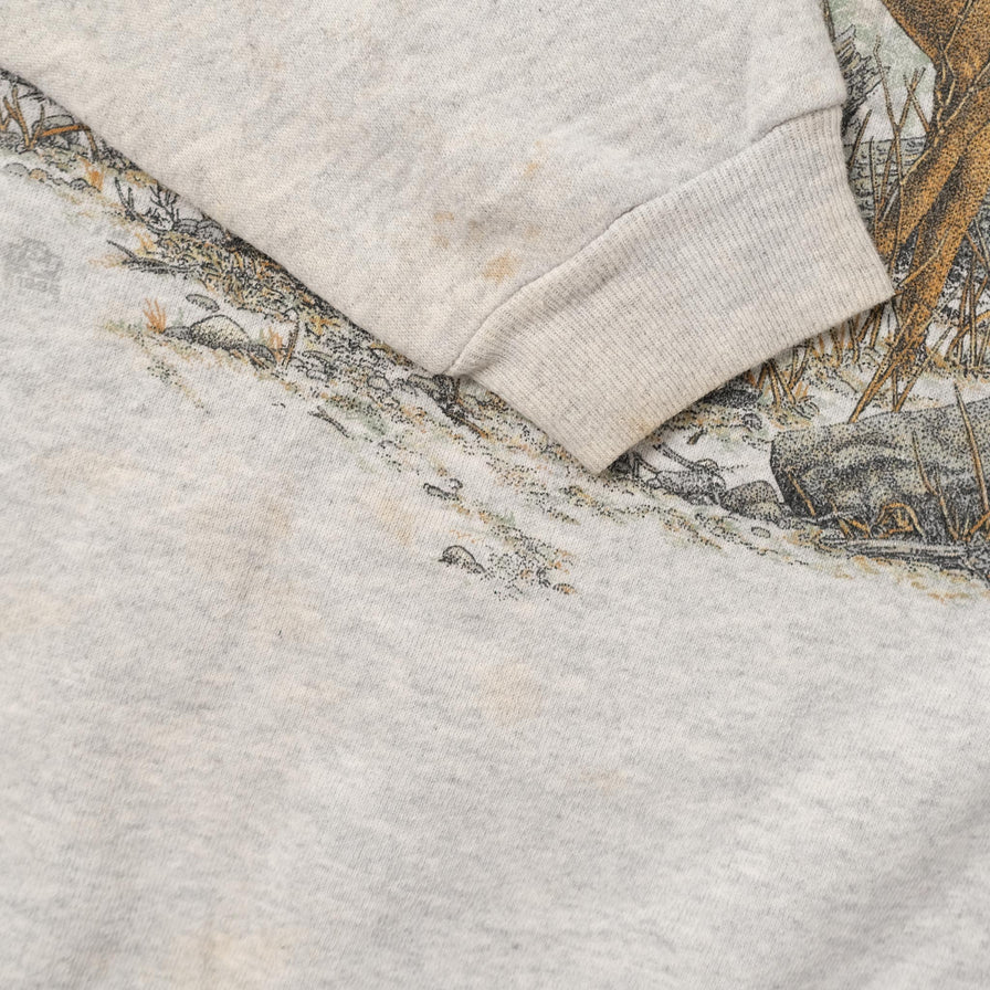 Vintage Deer Sweater XLarge 