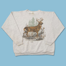 Vintage Deer Sweater XLarge 