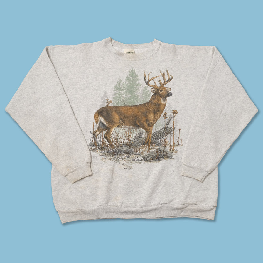 Vintage Deer Sweater XLarge 