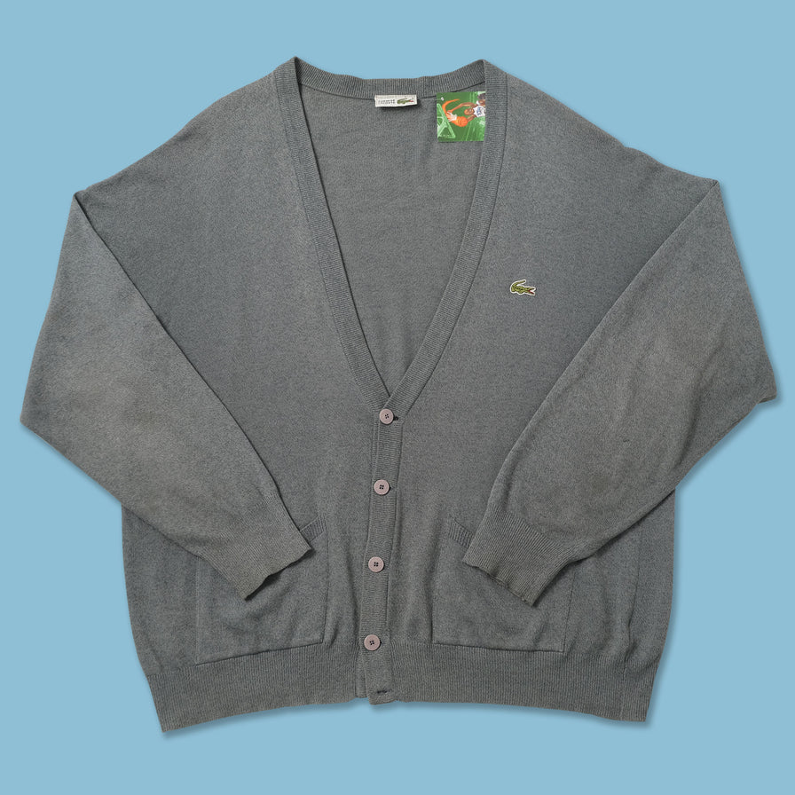 Vintage Lacoste Knit Cardigan XLarge 