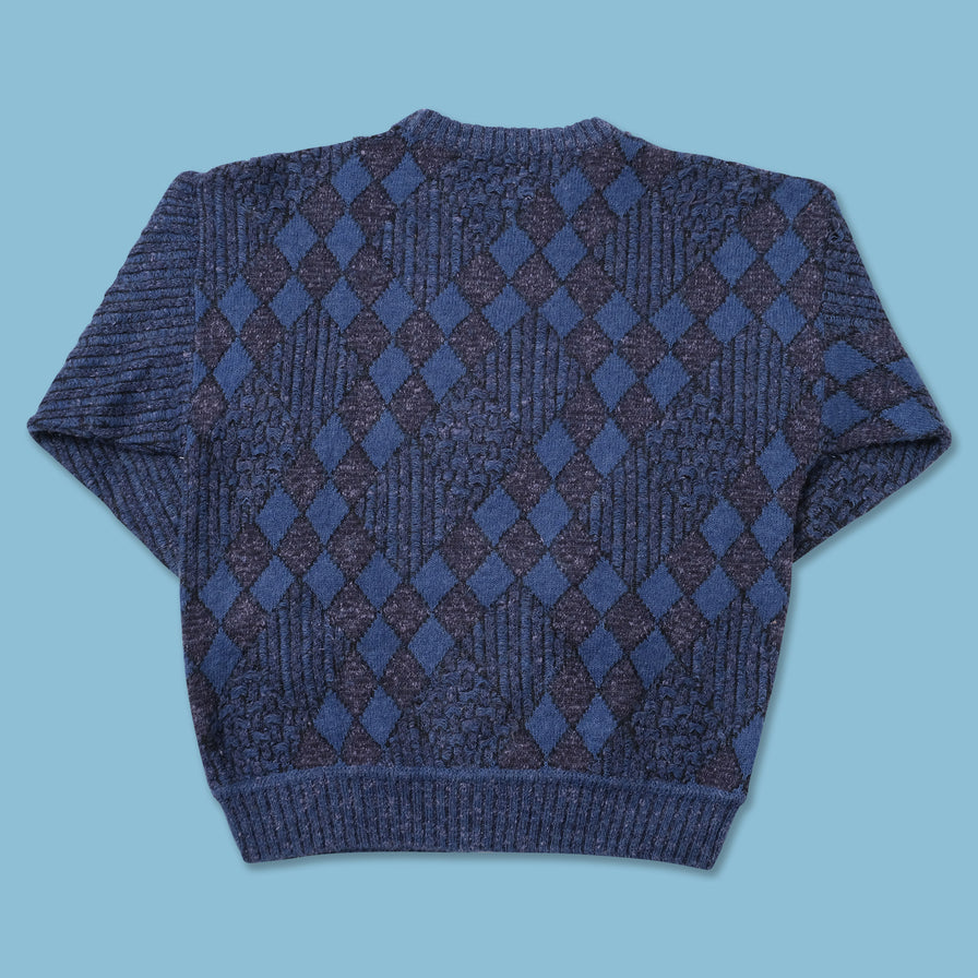 Vintage Ellesse Knit Sweater Medium 