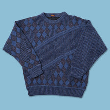 Vintage Ellesse Knit Sweater Medium 