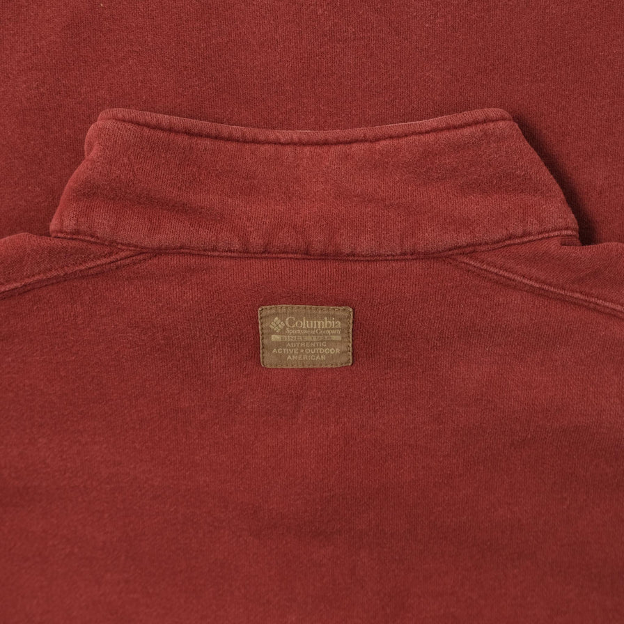 Vintage Columbia Q-Zip Sweater XLarge 