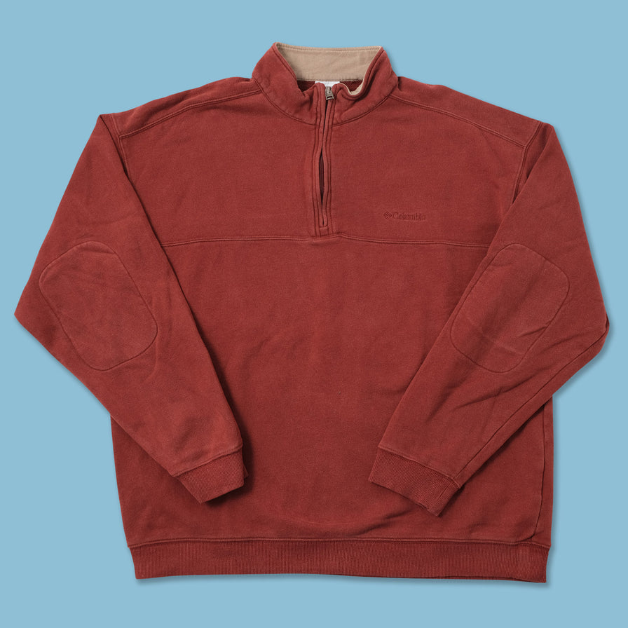 Vintage Columbia Q-Zip Sweater XLarge 