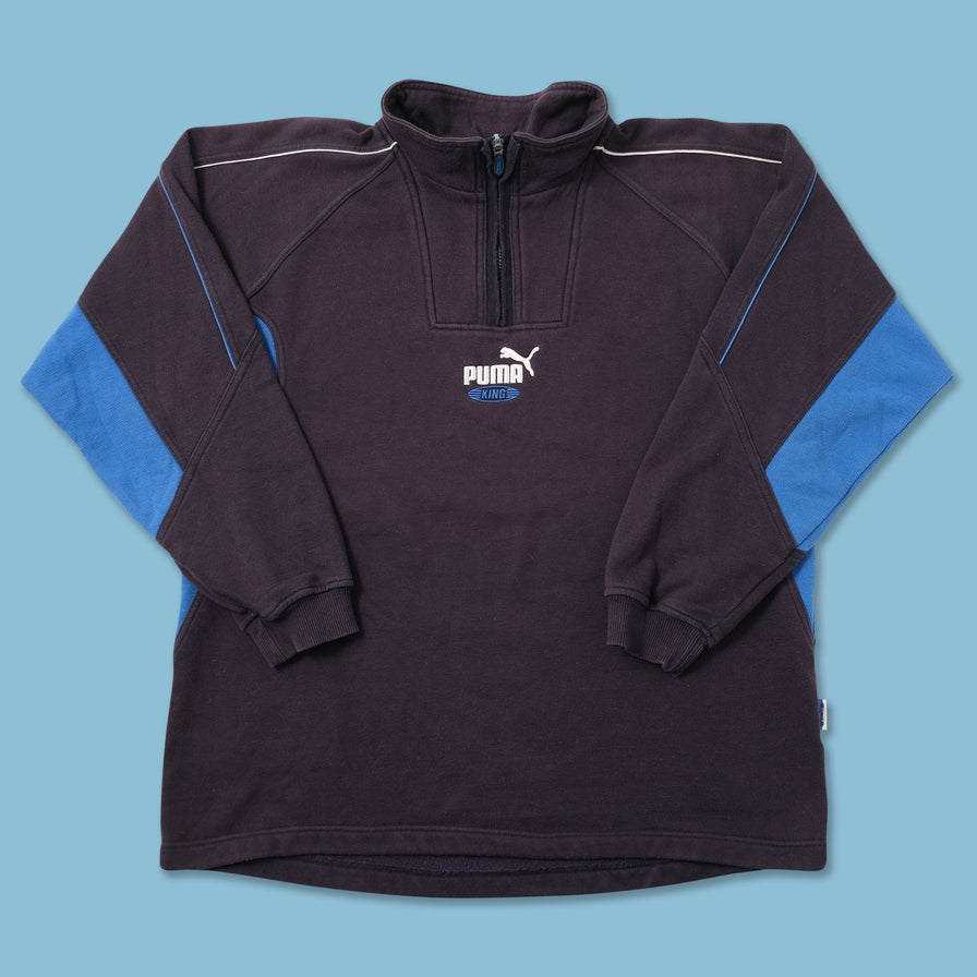 Vintage Puma Q-Zip Sweater Large 