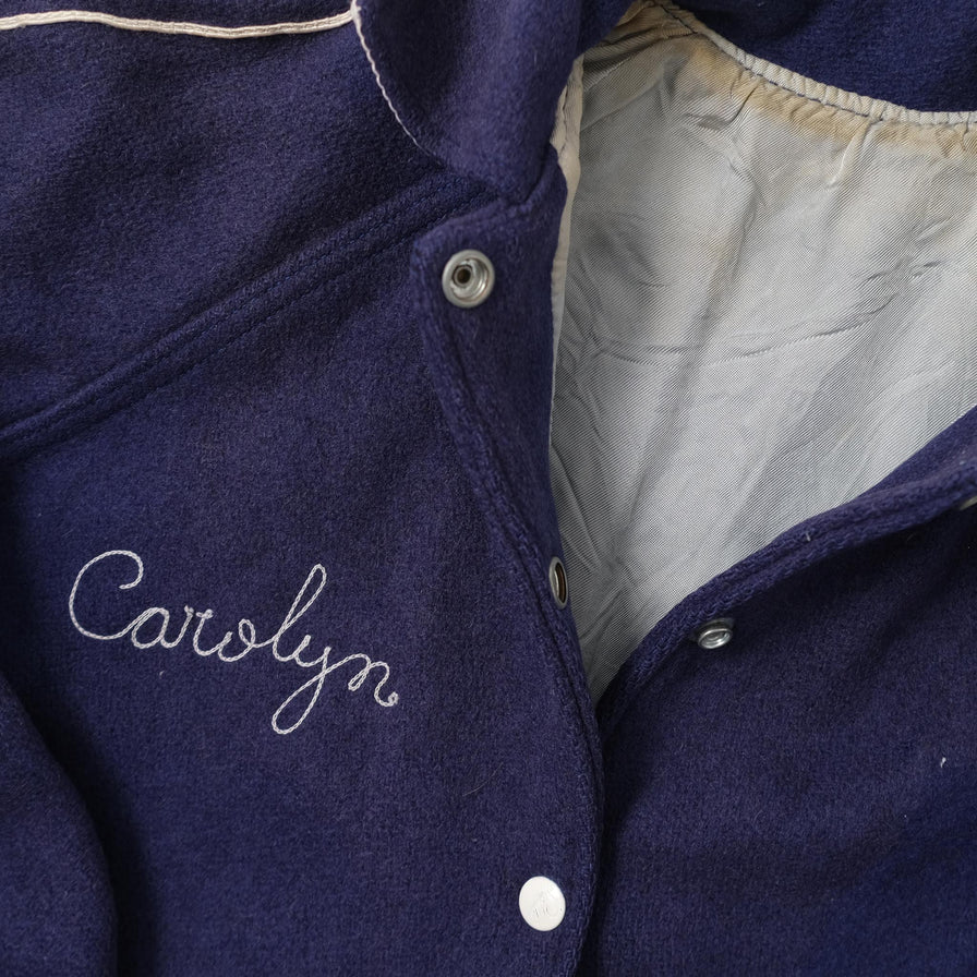 Vintage College Wool Jacket Medium 