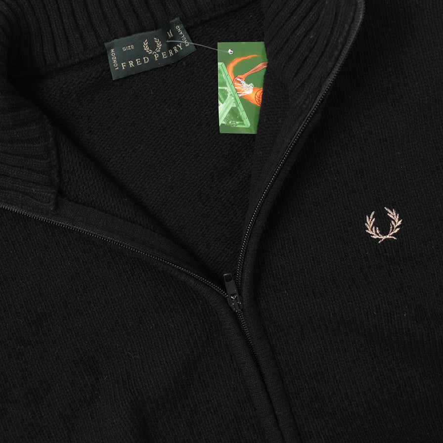 Vintage Fred Perry Knit Jacket Medium 