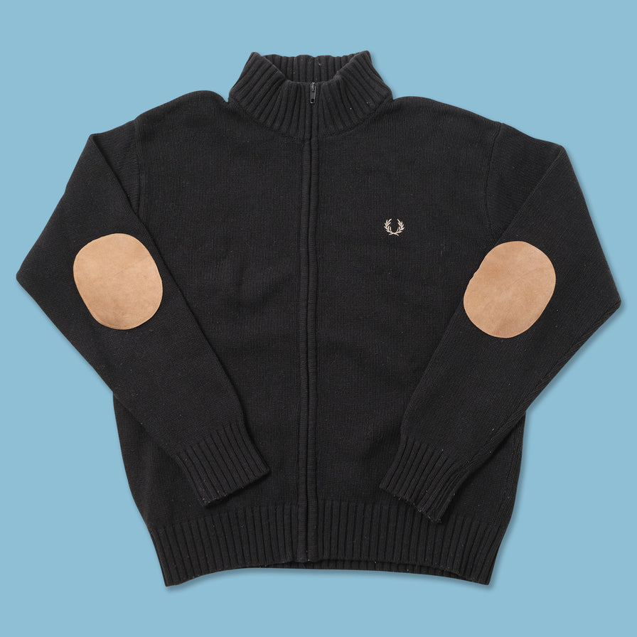 Vintage Fred Perry Knit Jacket Medium 
