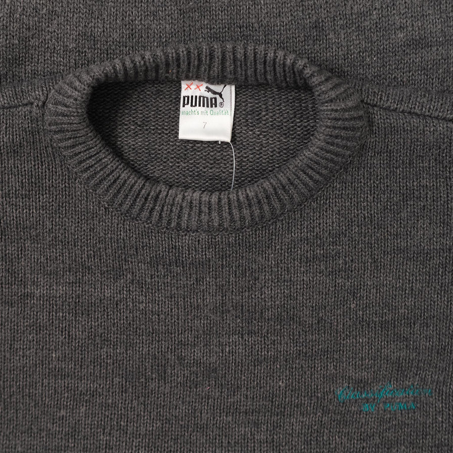 Vintage Puma Knit Sweater Large 