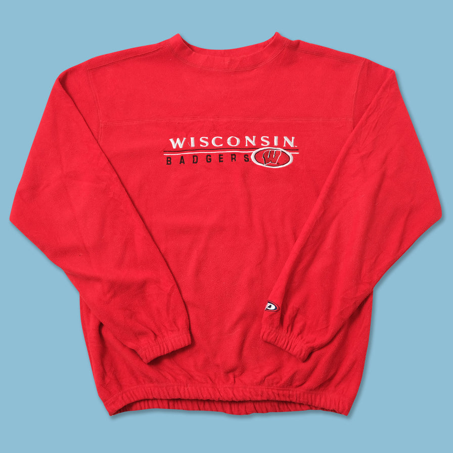 Vintage Wisconsin Badgers Fleece Large 