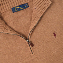 Vintage Polo Ralph Lauren Q-Zip Sweater Small 