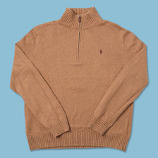 Vintage Polo Ralph Lauren Q-Zip Sweater Small 