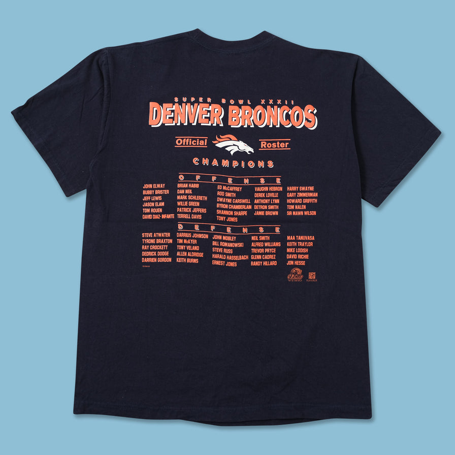 Vintage 1998 Denver Broncos T-Shirt Medium 