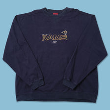 Vintage Reebok St. Louis Rams Sweater XXLarge 