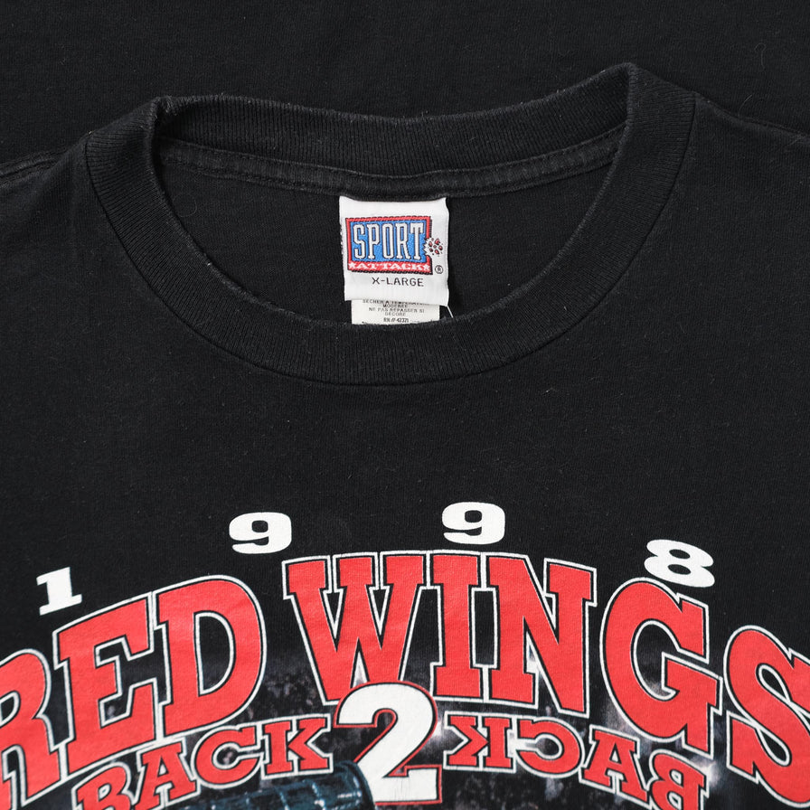 Vintage 1998 Detroit Red Wings T-Shirt XLarge 