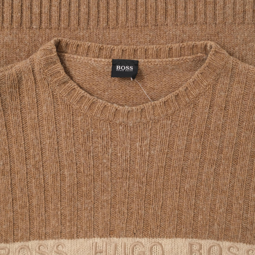 Vintage Hugo Boss Knit Sweater Medium 