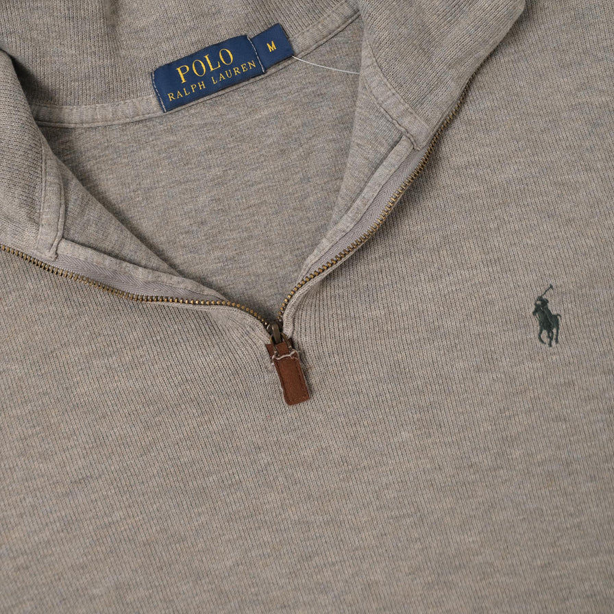 Vintage Polo Ralph Lauren Q-Zip Sweater Medium 
